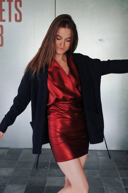 Burgundy Breaker | Party Dress
