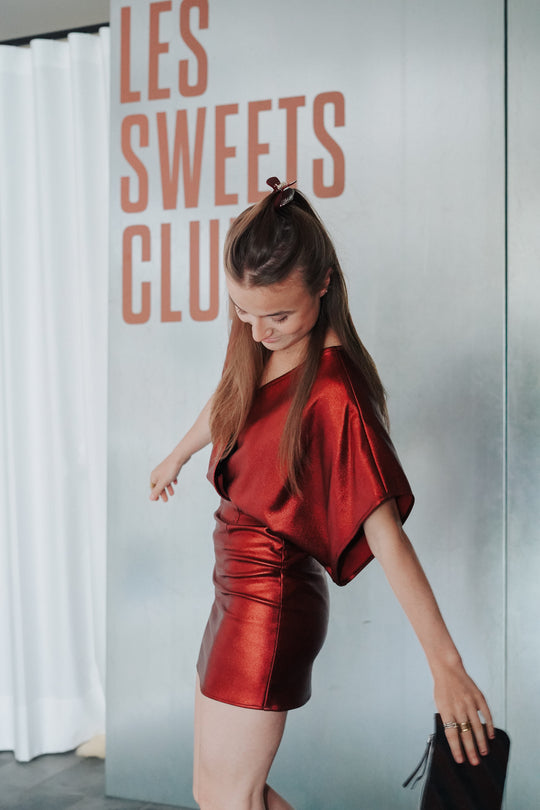 Burgundy Breaker | Party Dress