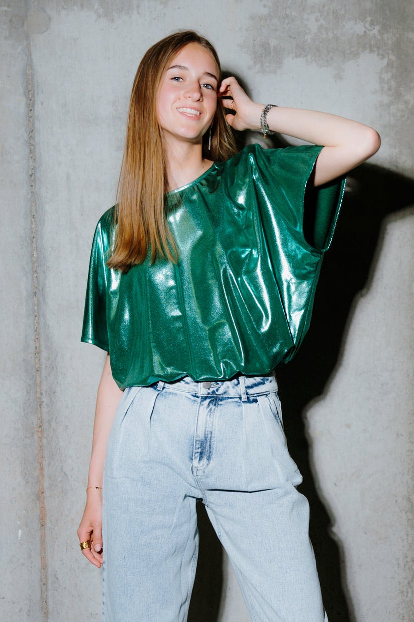 Shine Green | Party Top