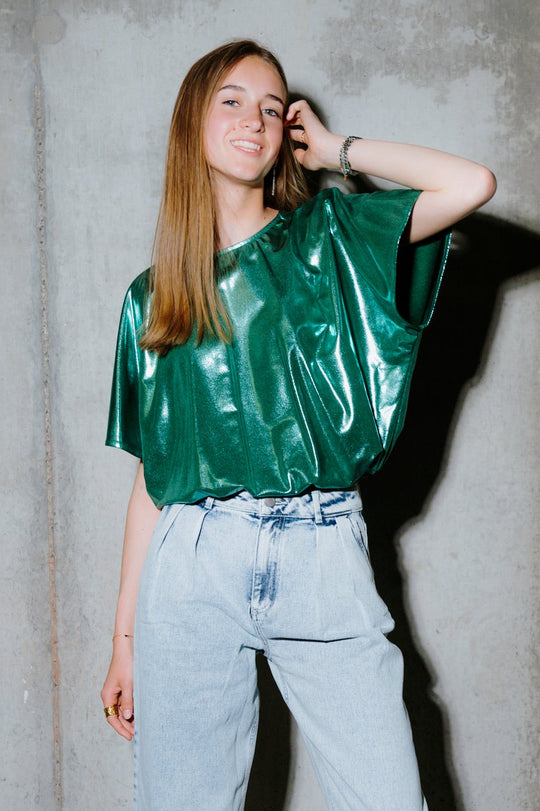 Shine Green | Party Top