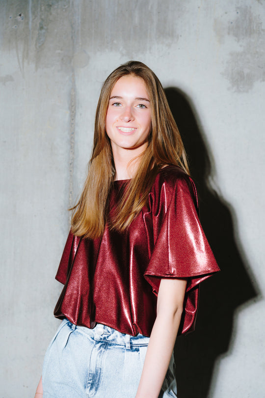 Shine Red | Party Top