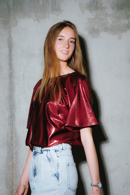 Shine Red | Party Top