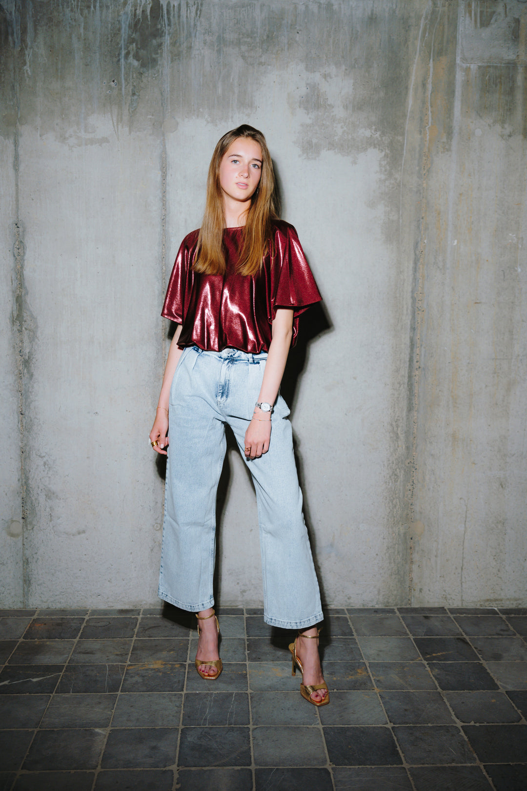 Shine Red | Party Top