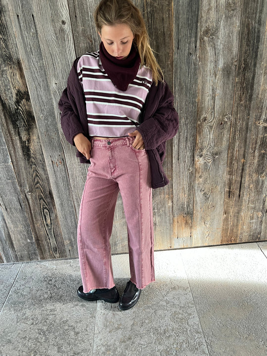 TNS Denim Wide Leg Trouser