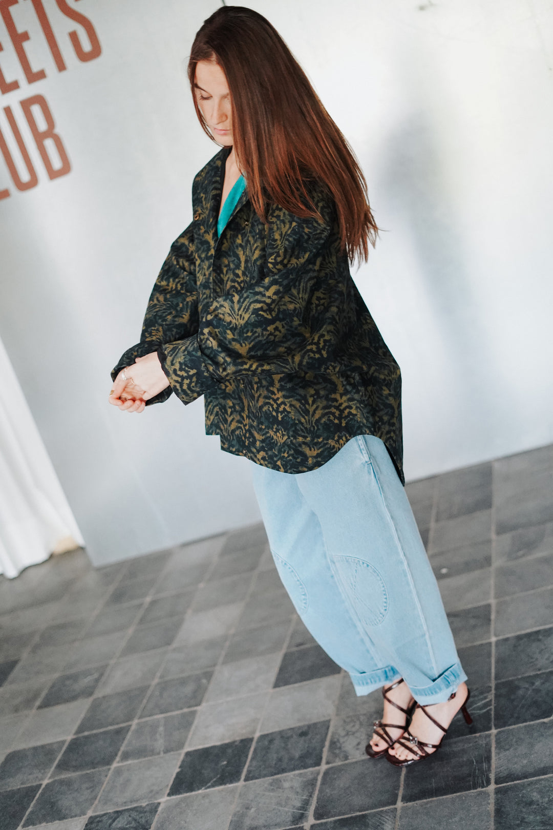 PATCH JEAN light blue