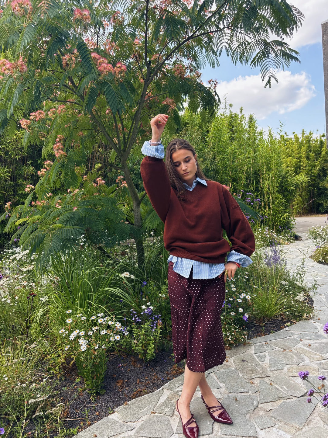 HAWAII skirt burgundy