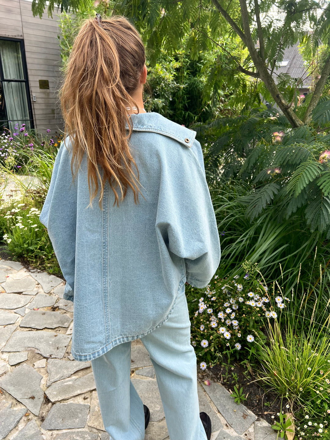 ISHU pants light blue