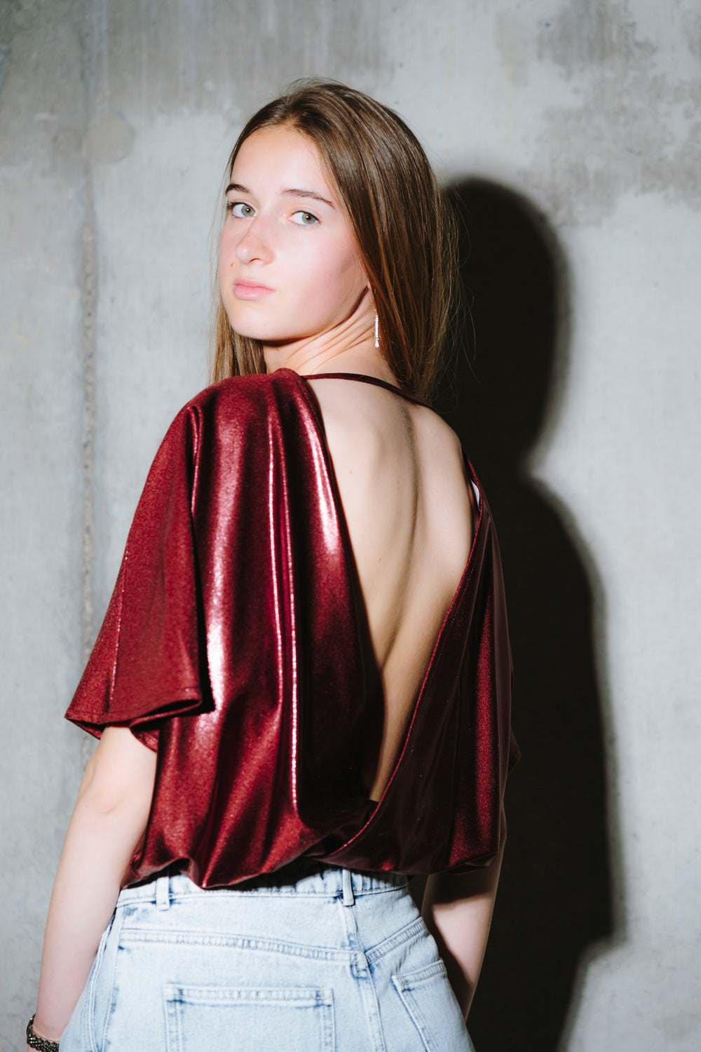 Shine Red | Party Top