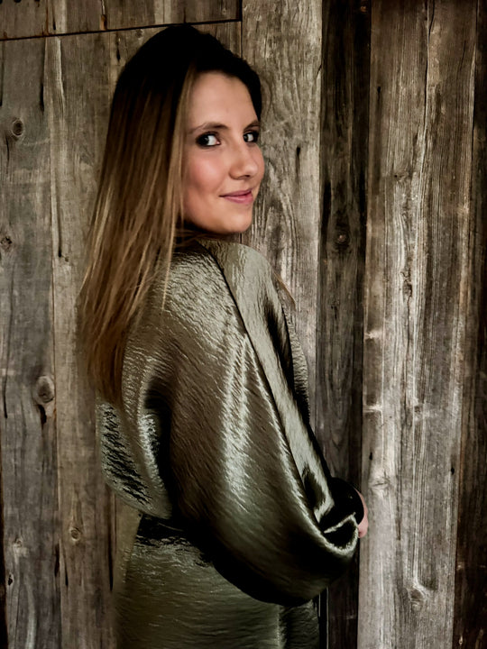 KHAKI RITZ | PARTY DRESS