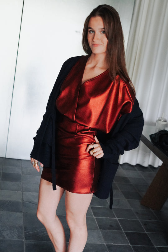 Burgundy Breaker | Party Dress