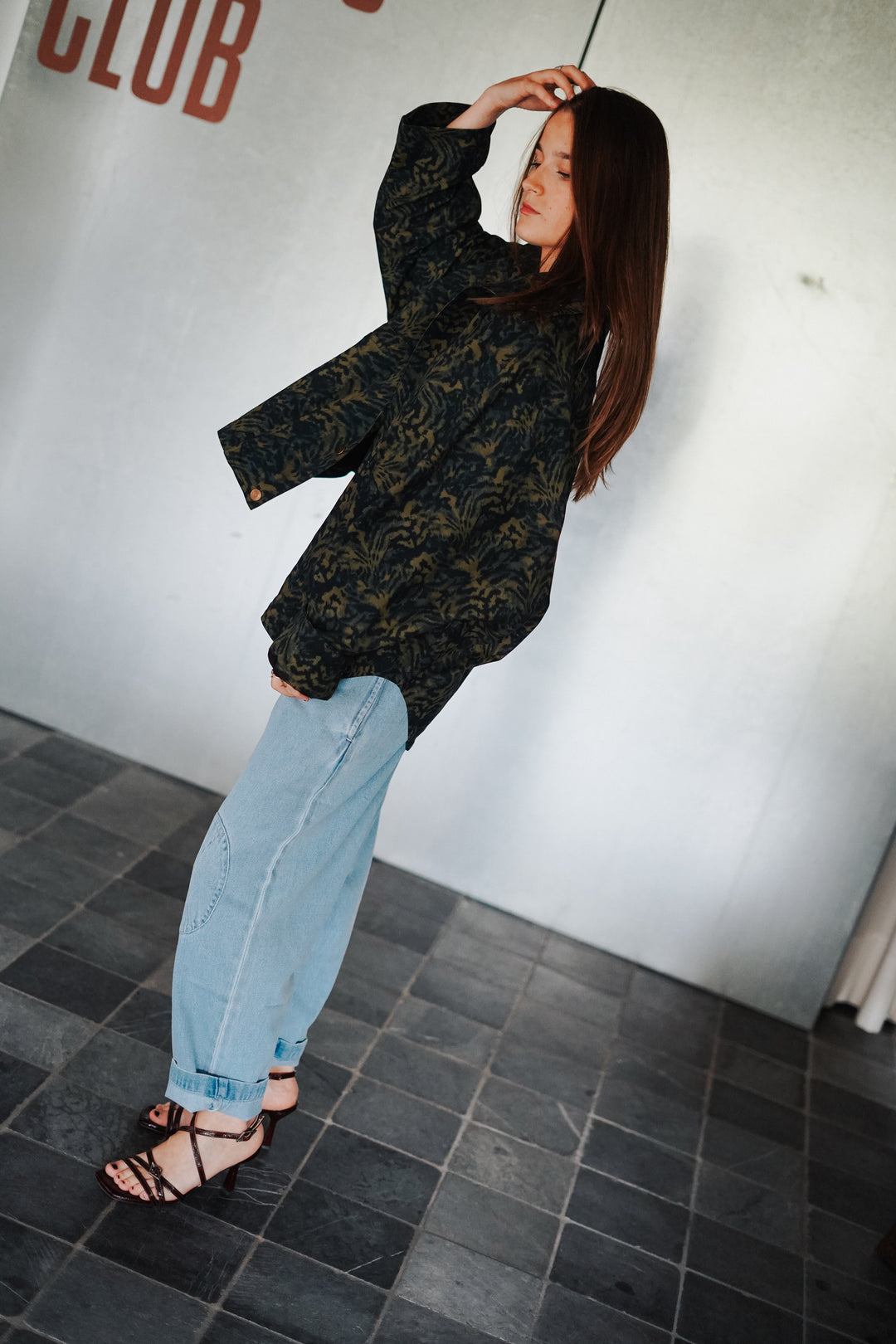 PATCH JEAN light blue