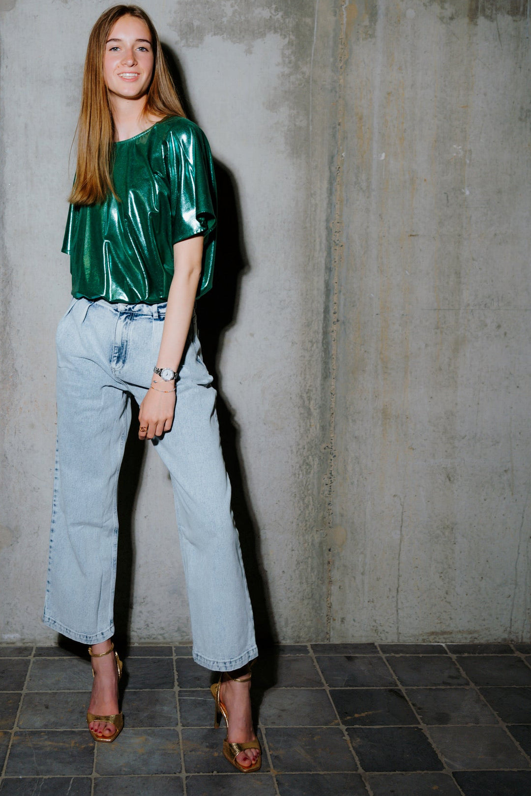 Shine Green | Party Top