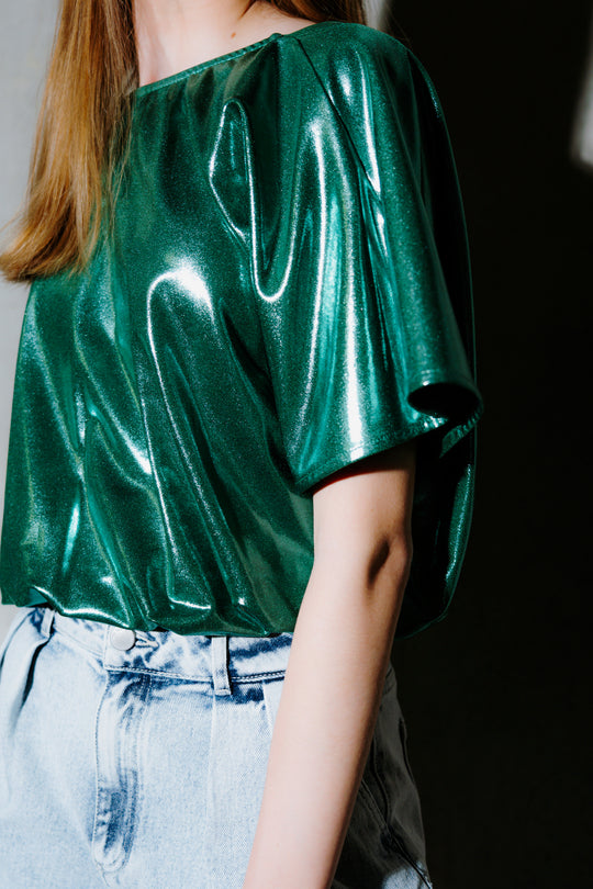 Shine Green | Party Top