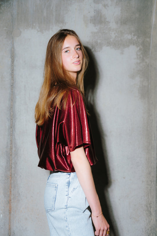 Shine Red | Party Top