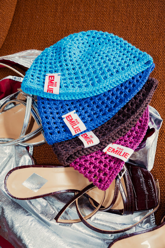 FESTIVAL CROCHET CAP 'PAR EMILIE'