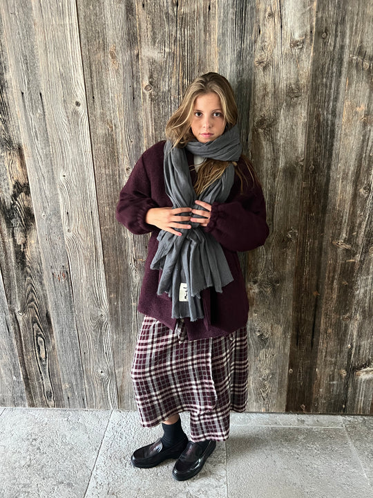 CELESTE coat burgundy