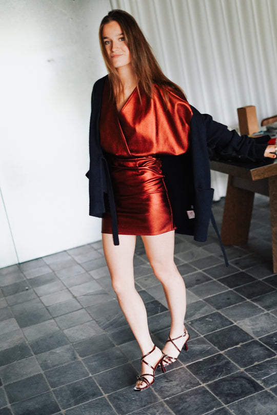 Burgundy Breaker | Party Dress