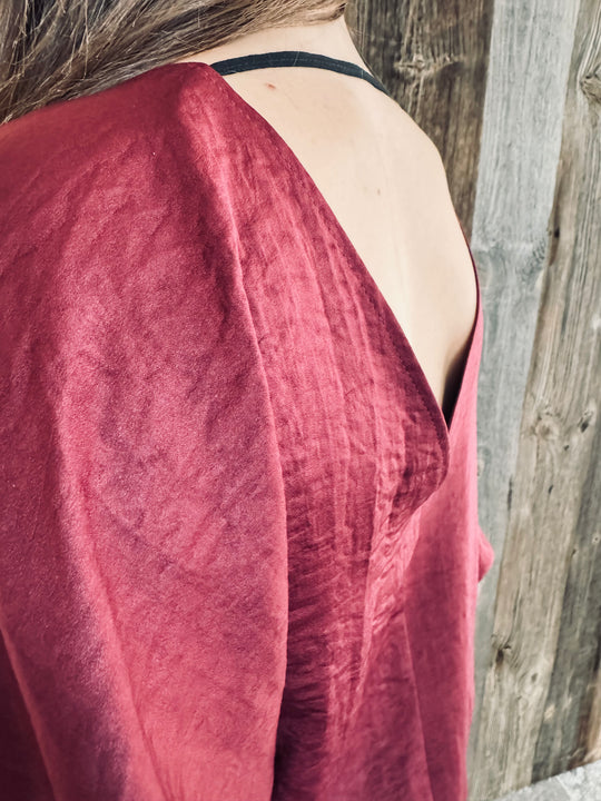BURGUNDY BABE | PARTY DRESS